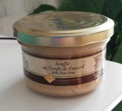 Soufflé au confit de canard-30% foie gras - 3700744300103