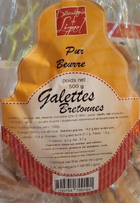 Galettes bretonnes pur beurre - 3700754700191