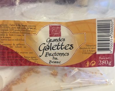 Grande galettes bretonnes pur beurre - 3700754700207