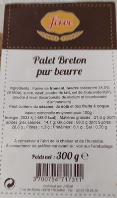 Palet Breton pur Beurre - 3700754717311