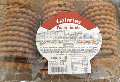 Galettes pépites de chocolat - 3700754719001
