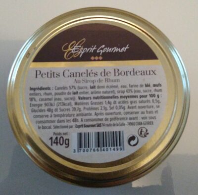 Petits cannelés de Bordeaux | Grocery Stores Near Me - 3700766401499