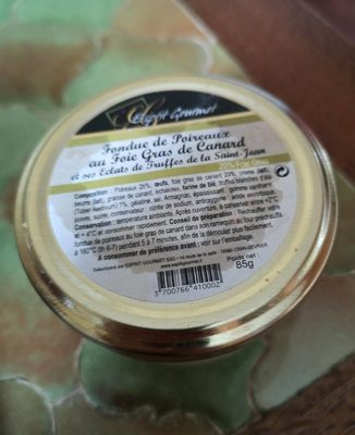 Fondue de poireaux au foie gras de canard - 3700766410002