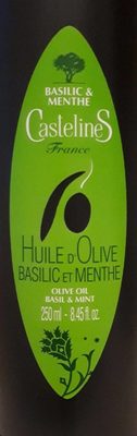 Huile d'olive basilic et menthe - 3700786800135