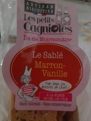 Le sablé marron vanille - 3700796302919