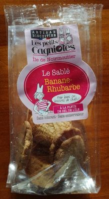 Le sablé Banane Rhubarbe - 3700796303077
