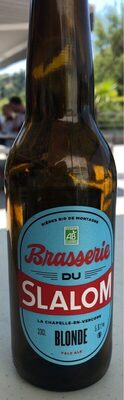 biere blonde bio de montagne de la brasserie du slalom - 3701178800009
