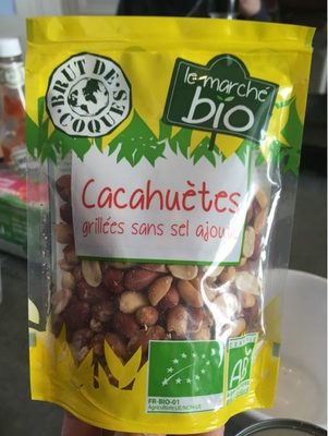 Cacahuètes grillées sans sel ajouté bio - 3760011732303