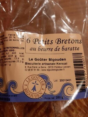 Les petits bretons au beurre de baratte - 3760017710077