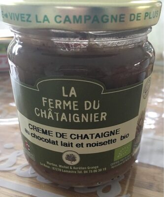 Product Creme De Chataigne Au Chocolat Lait Et Noisette Bio