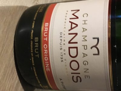Mandois Champagne Brut Origine - 3760064080031