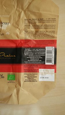 Équateur Arriba 75% Cacao - 3760085320086