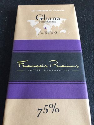 Francois Pralus Ghana Chocolate Bar - 3760085325616