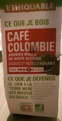 Café Colombie Moulu Bio & équitable - 3760091723031