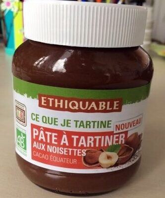 Pâte à tartiner aux noisettes - 3760091727084