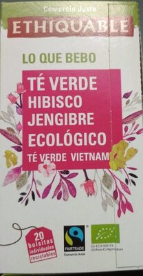 Té verde hibisco jengibre - 3760091728210