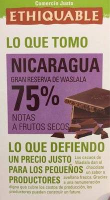 Chocolate negro cacao de nicaragua de gran reserva - 3760091728685