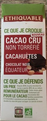 Cacao cru cacahuètes - 3760091728852