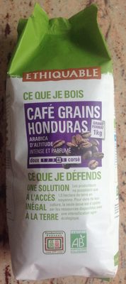 Café Grains Honduras Bio & équitable - 3760091729118