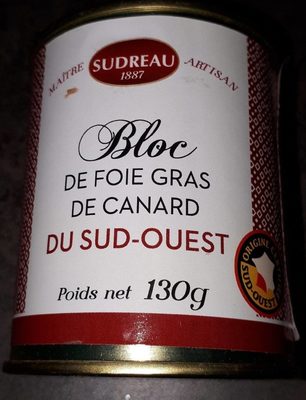Bloc de foie gras de canard du Sud-Ouest - 3760094100365