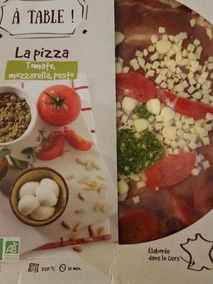 La pizza tomate, mozzarella, pesto - 3760099537159