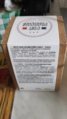 Moutarde curry coco - 3760108020955