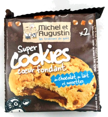 Super cookies coeur fondant au chocolat au lait et noisettes - 3760122961753