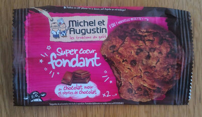Cookies super coeur fondant au chocolat noir et pépites de chocolat - 3760122961760