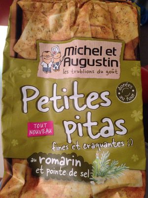 Petites pitas au romarin et pointe de sel - 3760122964389