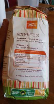 Farine de blé T65 bio - 3760130560498