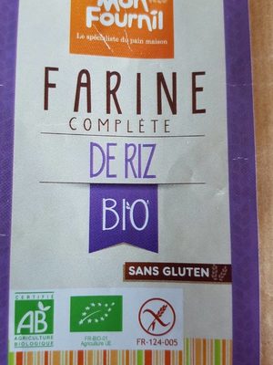 Farine complète de riz Bio - 3760130560726
