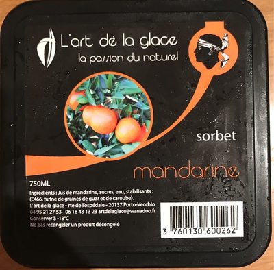 Sorbet mandarine - 3760130600262