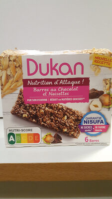 Barres au chocolat et noisettes - 3760151011146