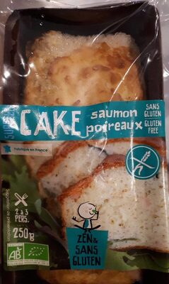 Cake saumon poireaux Bio - 3760154261357