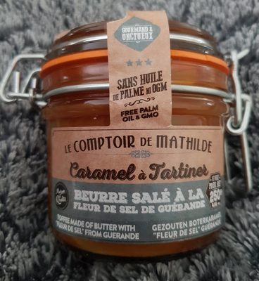 Caramel à tartiner beurre salé à la fleur de sel de guérande - 3760170090078