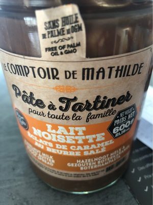 Pate a tartiner lait noisette eclats de caramel au beurre salé - 3760170092546
