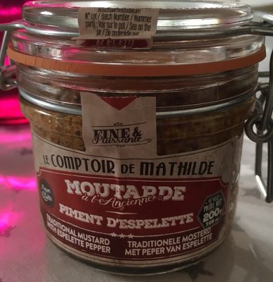 Moutarde a l ancienne piment d espelette - 3760170092805