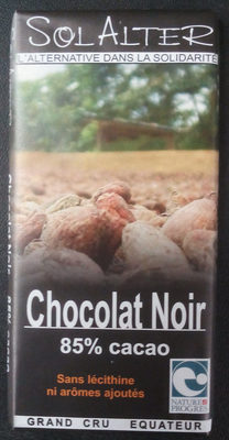 Chocolat Noir 85% cacao - 3760170550107