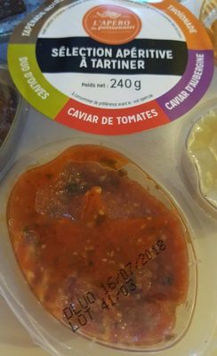 Sélection apéritive à tartiner - caviar de tomates - 3760177140646