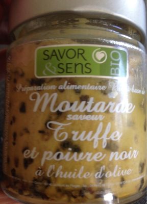 Moutarde saveur truffe et poivre noir - 3760194200149