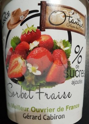 Sorbet fraise Gérard cabiron - 3760244100979