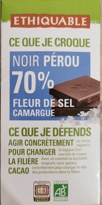 chocolat Noir Pérou - 3760278863062