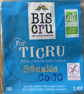 Ticru sésame coco - 3770001404080