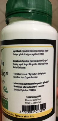 Spiruline bio - 3770008013209