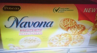 Navona biscuits with peanut cream - 3800008611300