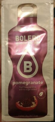 Bolero Instant Fruit Flavored Drink Sugar Free Pomegranate - 3800048223037