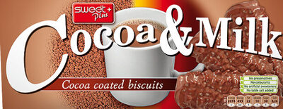 Cocoa and milk biscuits - 3800065711562