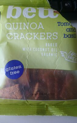 Quinoa crackers tomato and basil - 3800233682915