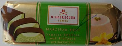 Marzipanbrot Vanille-Trüffel auf Pistazie - 4000161050704