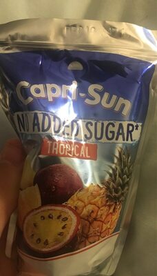 Capri sun tropical no added sugar - 4000177012536